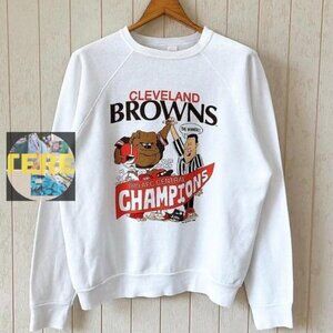 Cleveland Browns 1989 Browns NFL Made In USA Shirt Sweatshirt Retro white